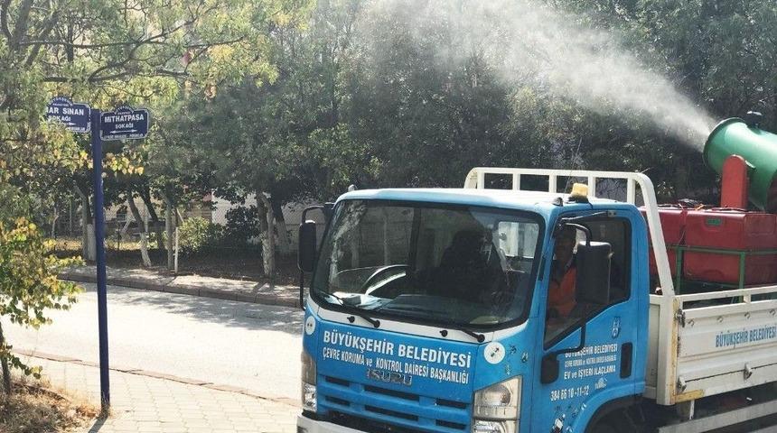 Pursaklar Ve Ankara Büyükşehir Belediyesinden İlaçlama
