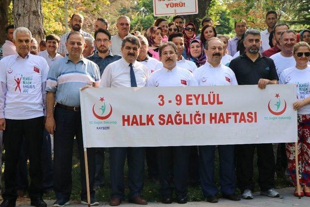 Sağlık İçin Yürüdüler