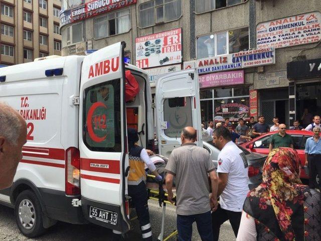 Samsun’da Trafik Kazası: 1 Yaralı