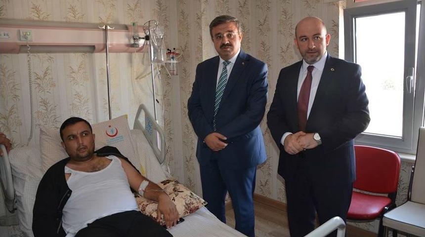 Ak Parti Afyonkarahisar Heyetinden Başkan &Uuml;nl&uuml;&rsquo;ye Ge&ccedil;miş Olsun Ziyareti