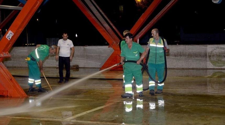 Kurban Kesim Yerleri Temizlendi