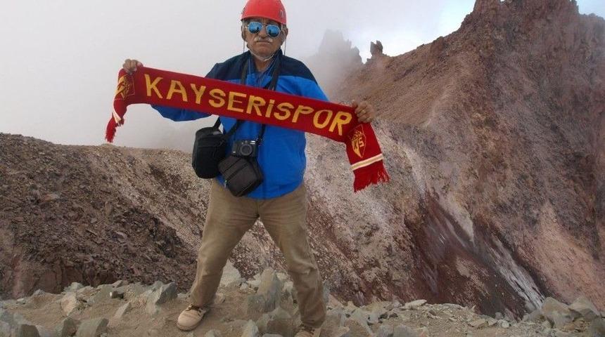 İddiayı Kaybetti Erciyes&rsquo;in Zirvesine &Ccedil;ıktı