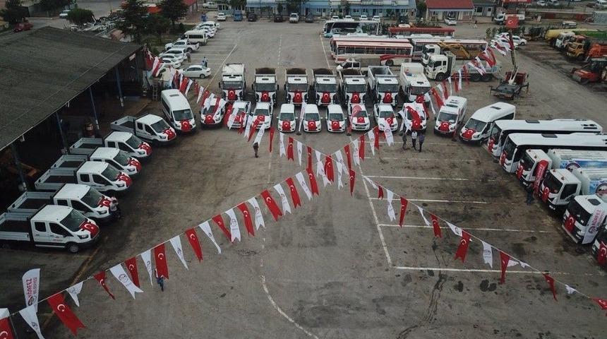 K&ouml;rfez&rsquo;e 100 Ara&ccedil;lık Dev Filo