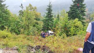 Yoldan Çıkan Otomobil Şarampole Yuvarlandı: 4 Yaralı