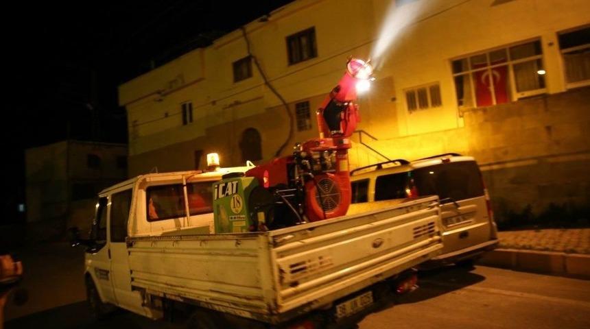 Melikgazi&rsquo;de Haşaratla M&uuml;cadele Başladı