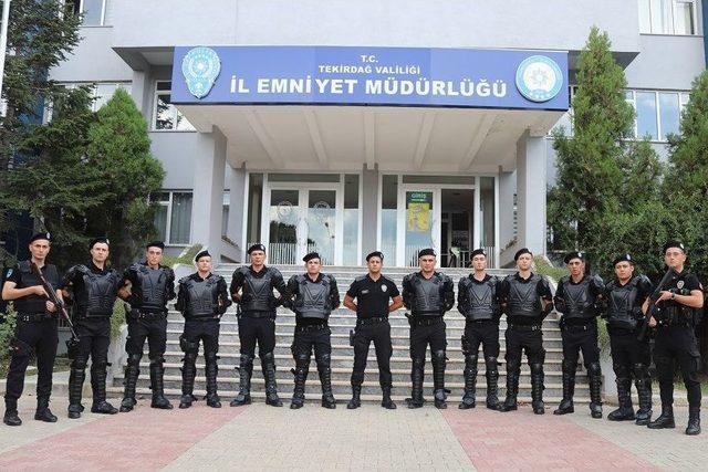 Tekirdağ’da Özel Tim Amirliği Oluşturuldu