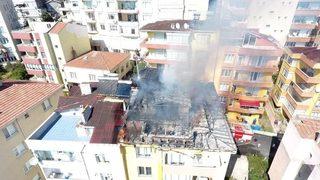 Sinop’ta Çatı Katında Yangın