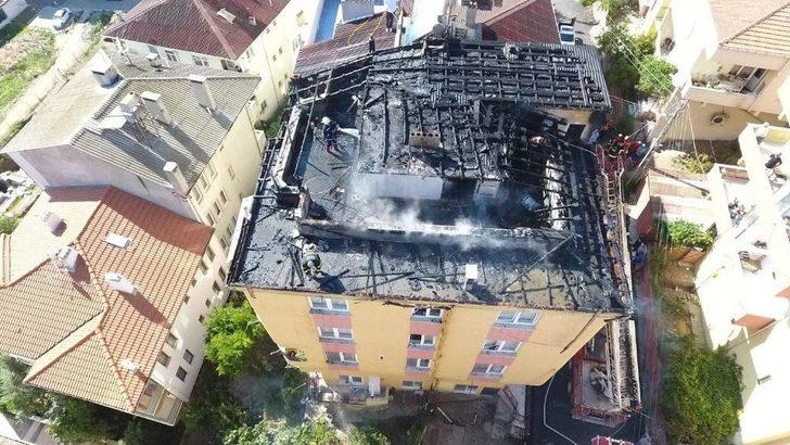 Sinop’ta Çatı Katında Yangın G4