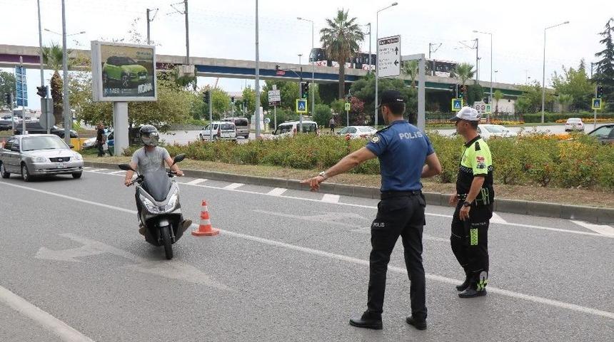 Samsun&rsquo;da Kasksız Motosiklet S&uuml;r&uuml;c&uuml;lerine Af Yok