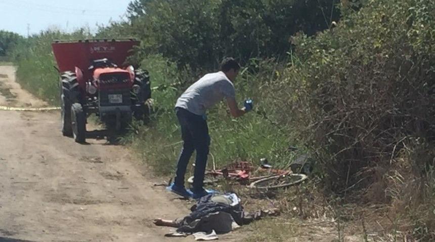 Bisikletten D&uuml;ş&uuml;p &Ouml;ld&uuml;