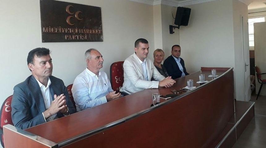 Aydın Mhp&rsquo;de Bayramlaşma T&ouml;reni