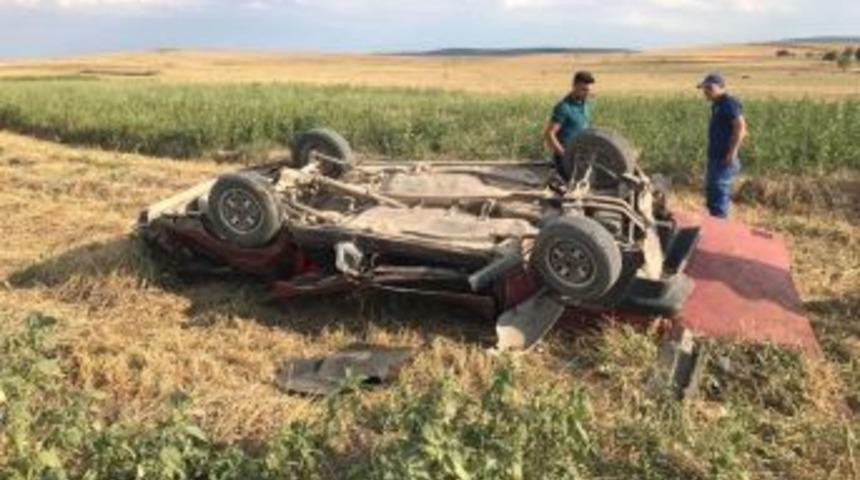 Atıntaş&rsquo;ta Trafik Kazası: 1 Yaralı