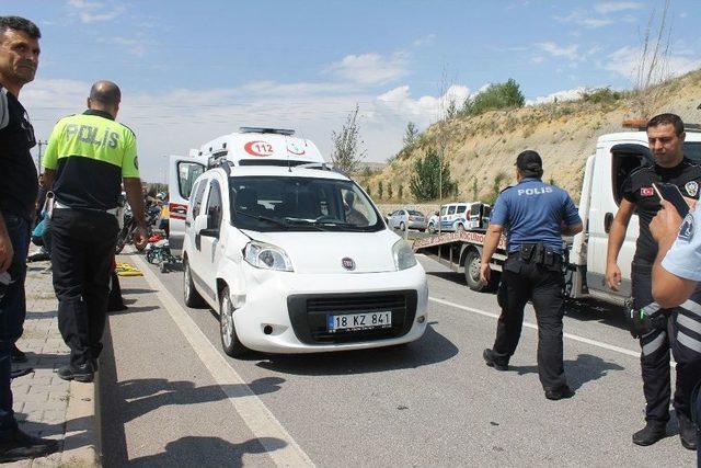 Çankırı’da Yaralanan Polis Ankara’ya Sevk Edildi