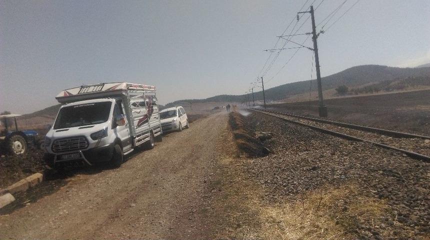 Nurdağı&rsquo;nda Korkutan Yangını