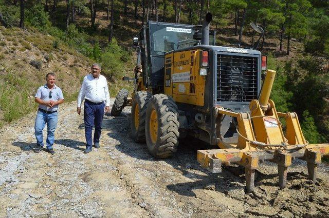 Gündoğmuş’ta İki Mahallede Asfalt Hazırlığı