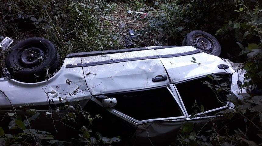 50 Metreden Ormanlık Alana U&ccedil;an Ara&ccedil;ta Kimse Bulunamadı