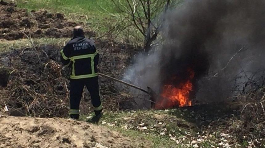 Kırıkkale&rsquo;de Yangın
