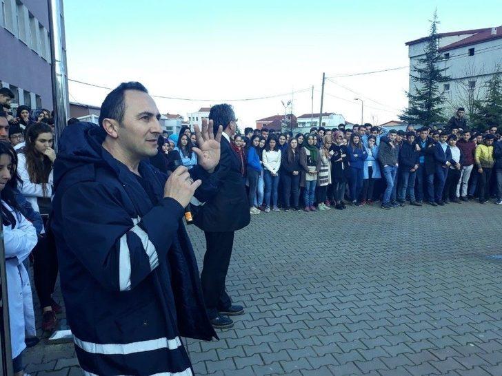 İtfaiye Ekipleri Yangın Tatbikatı Düzenledi G4