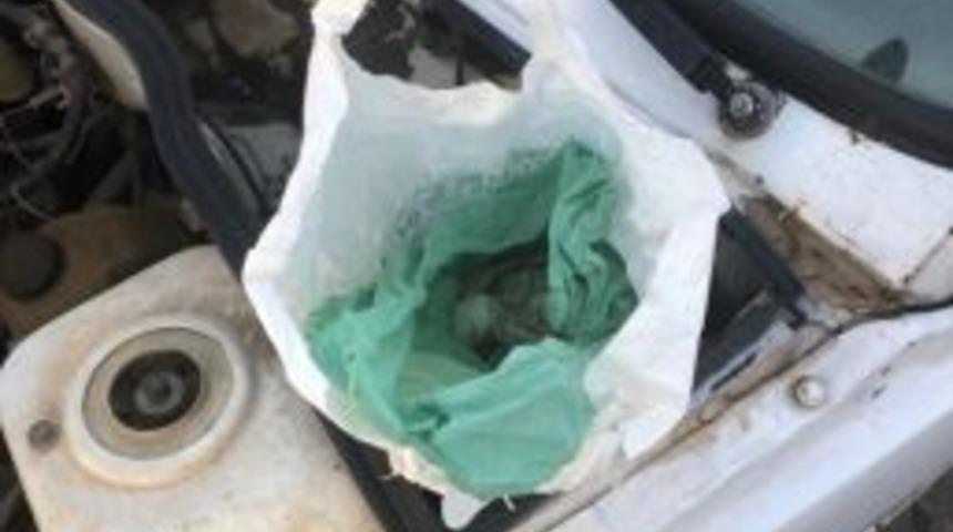 Kaputa Gizlenen 2 Kilo Esrar Ele Ge&ccedil;irildi