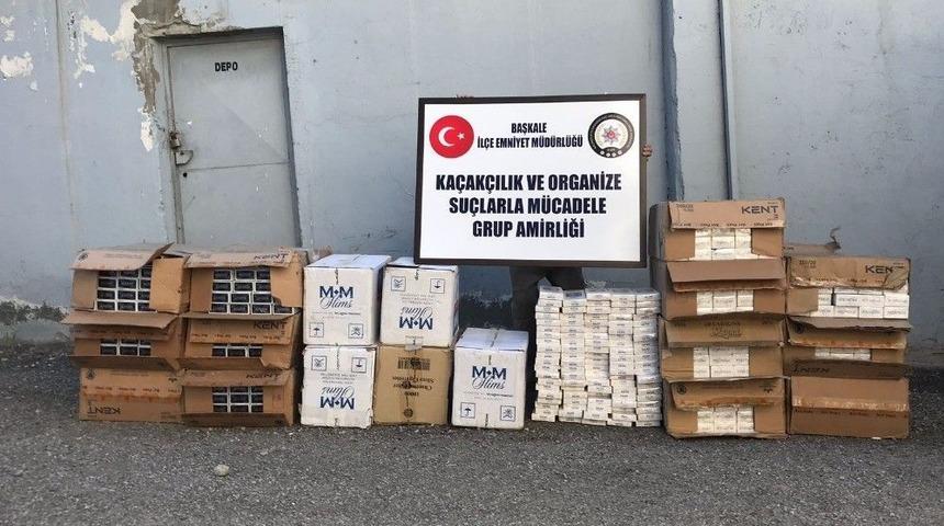 Başkale&rsquo;de 10 Paket Ka&ccedil;ak Sigara Ele Ge&ccedil;irildi