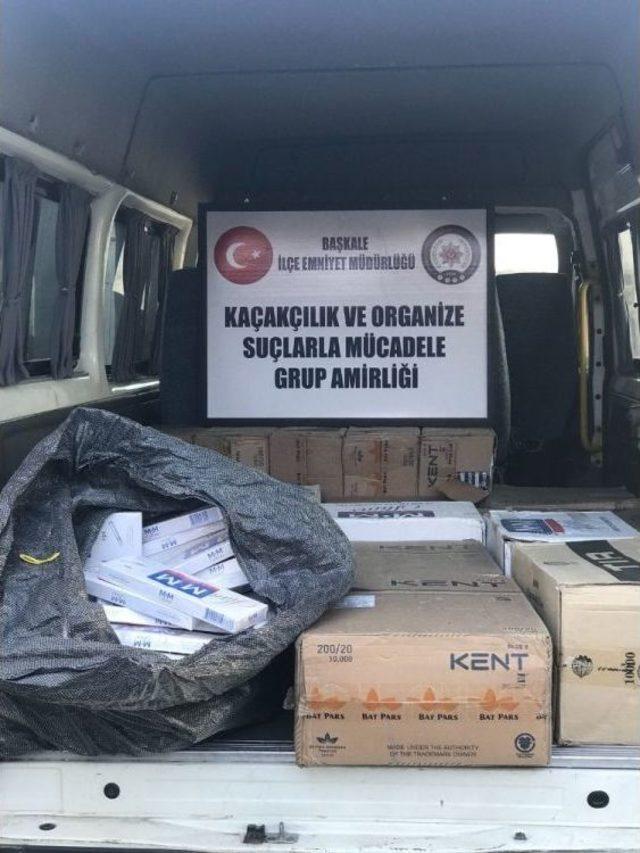 Başkale’de 10 Paket Kaçak Sigara Ele Geçirildi