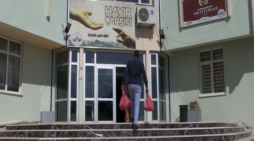 Elazığ&rsquo;da "hayır &Ccedil;arşısı" Bayramda Da Y&uuml;zleri G&uuml;ld&uuml;rd&uuml;