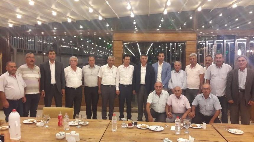 Yazıhan Kaymakamı Ak&ccedil;a&rsquo;ya Veda Yemeği