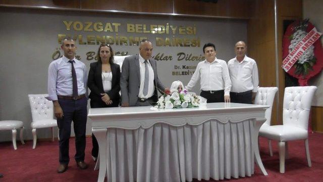 Yozgat’ta Bedensel Engelli Çift Dünya Evine Girdi