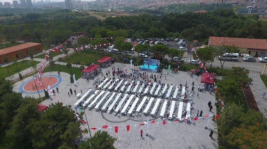 Piknik&ccedil;ilere G&ouml;kkuşağı S&uuml;rprizi Havadan G&ouml;r&uuml;nt&uuml;lendi