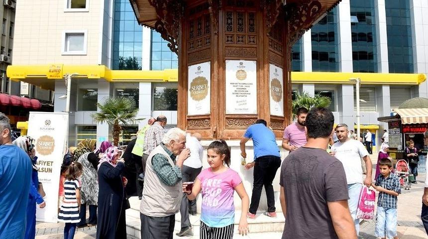 &Ccedil;eşmeden Cuma G&uuml;nleri Şerbet Akacak