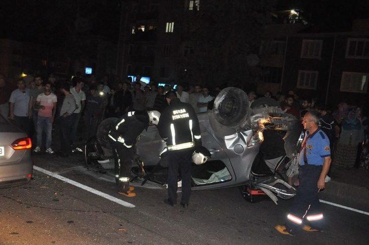 Takla Atan Araçtan Burnu Bile Kanamadan Çıktı G4