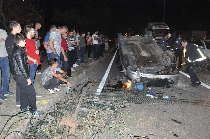 Takla Atan Araçtan Burnu Bile Kanamadan Çıktı G5