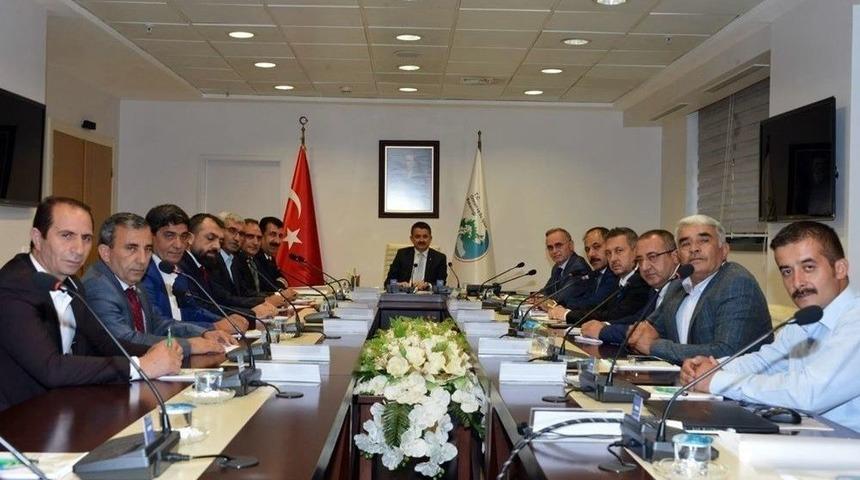 Tarım Ve Orman Bakanı Pakdemirli, Tüdkiyeb Heyetini Kabul Etti