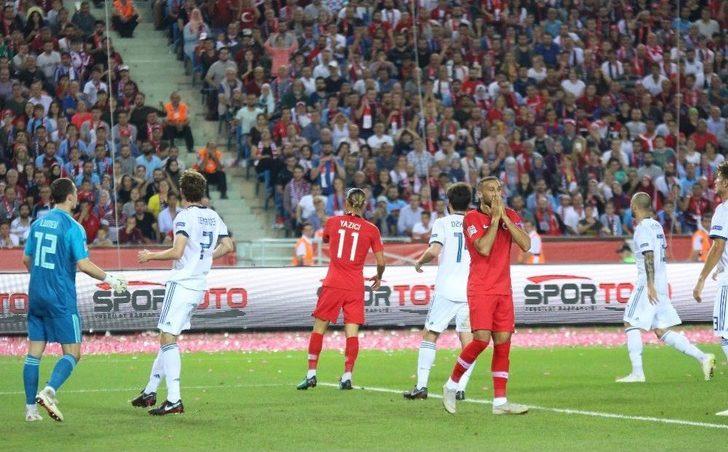 Uefa Uluslar B Ligi: Türkiye: 1 - Rusya: 1 (ilk Yarı) G5