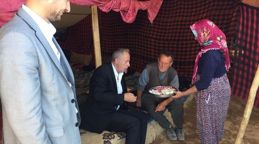 Başkan Keskin&rsquo;den 2 Bin 700 Rakımlı Yaylalara Bayram Ziyareti