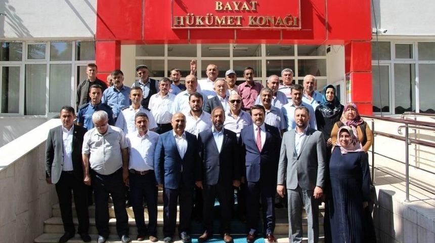 Kavuncu’dan Bayat Kaymakamlığına Ziyaret