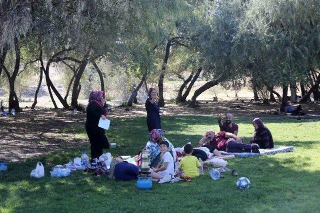 Bayramda Piknikçileri Gözdesi Yakacık Oldu