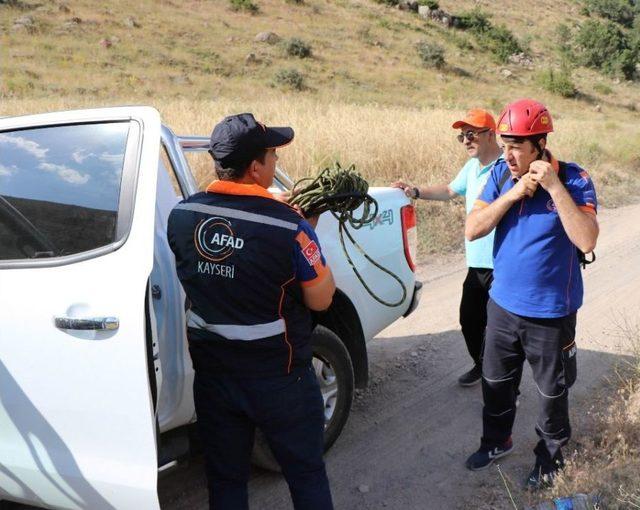 (özel) Mangal Yakmak İçin Çıktıkları Dağda Mahsur Kaldılar