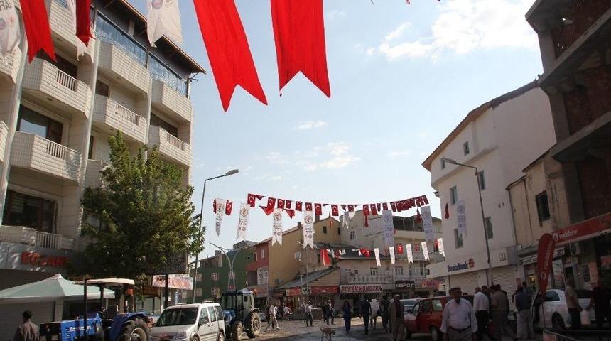 Malazgirt Bayraklarla S&uuml;slendi