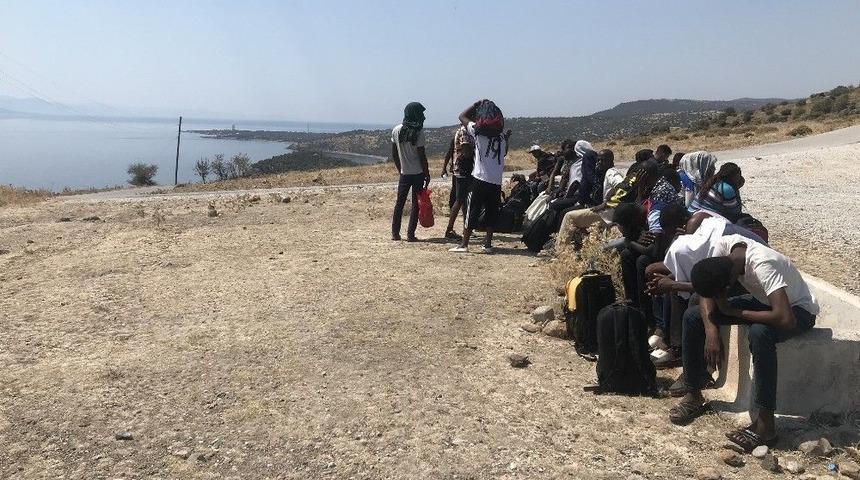 &Ccedil;anakkale&rsquo;de 93 G&ouml;&ccedil;men Yakalandı