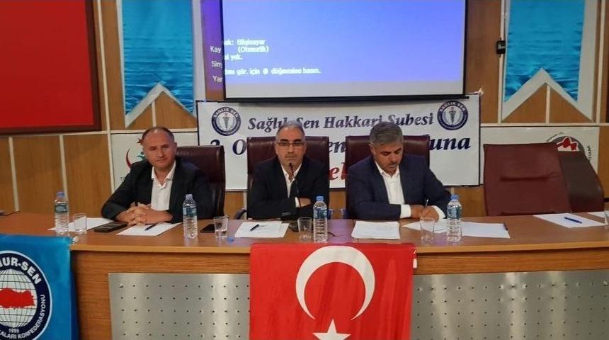 Sağlık-sen Hakkari Şubesi 2. Olağan Kongresi Yapıldı