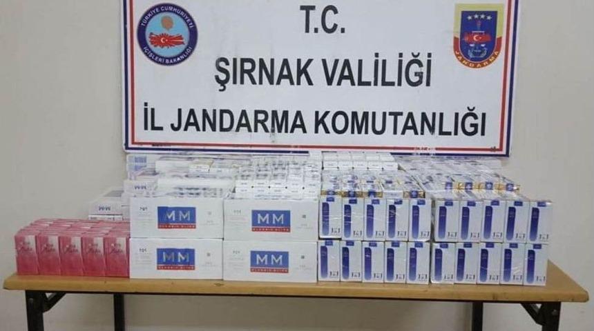 Şırnak&rsquo;ta 13 Bin 31 Paket Ka&ccedil;ak Sigara Ele Ge&ccedil;irildi