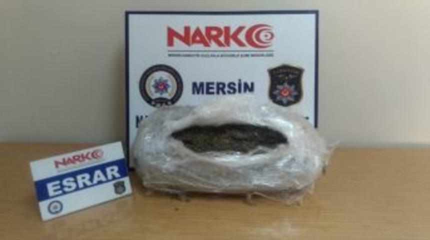 Mersin’de 4 Kilo Esrar Ele Geçirildi