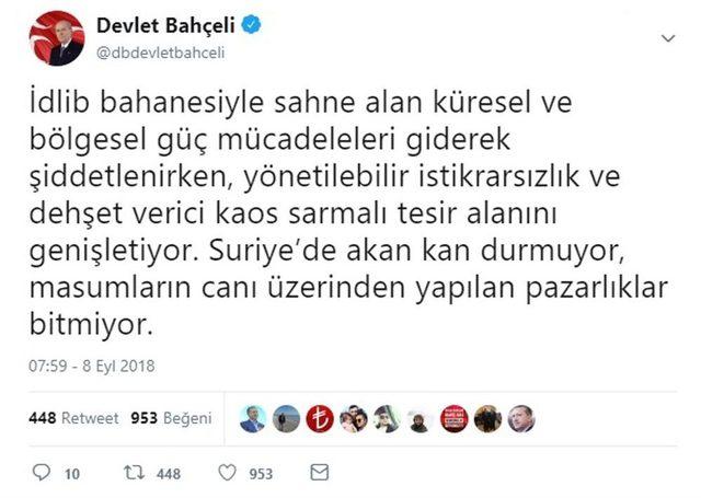 Bahçeli: 