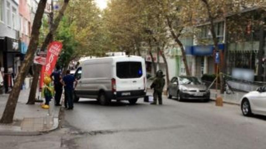 Kağıthane&rsquo;de Ş&uuml;pheli &Ccedil;anta Alarmı