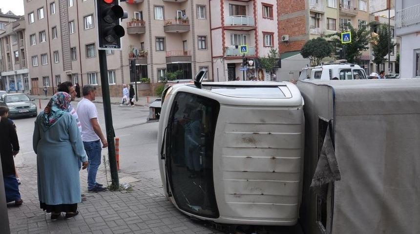 İneg&ouml;l&rsquo;de Y&uuml;rekleri Ağza Getiren Kaza