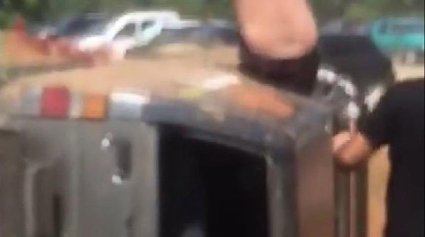 Off-road Yarışında Kaza Yapan S&uuml;r&uuml;c&uuml; Ara&ccedil;tan Sağ Kurtuldu