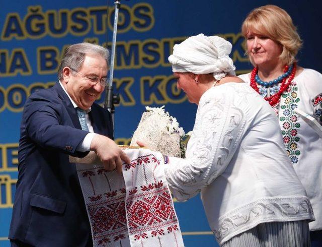 Antalya’da Ukrayna Bağımsızlık Günü Kutlandı