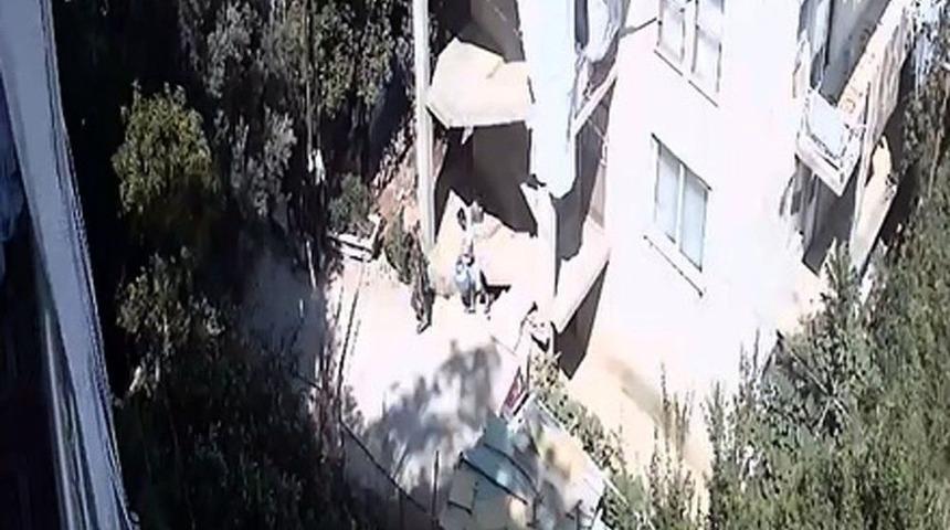 Alanya&rsquo;da T&uuml;p Hırsızlığı G&uuml;venlik Kamerasında