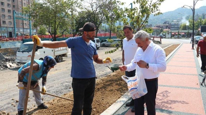 Başkan Yılmaz, Alt Yapı &Ccedil;alışmalarını Yerinde İnceledi